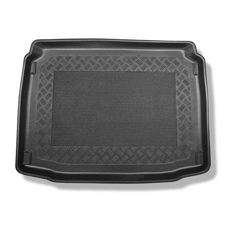 Tapis de coffre pour Peugeot 308 II Hayon (08.2013-11.2021) - bac de coffre - protection de coffre voiture - Aristar - Standard - coffre inférieur; avec roue de secours à usage temporaire ou kit de réparation