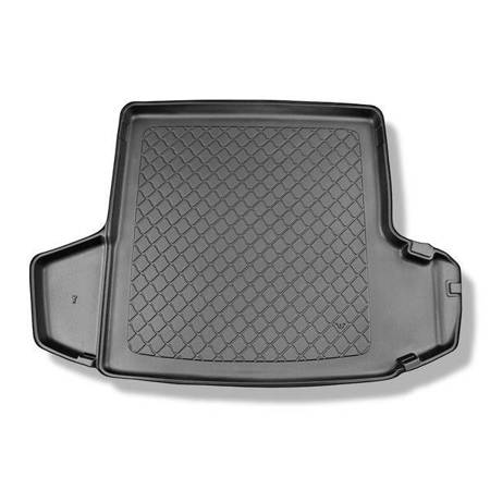 Tapis de coffre pour Skoda Octavia III 5E Break (05.2013-05.2020) - bac de coffre - protection de coffre voiture - Aristar - Guardliner - coffre supérieur (seuil de chargement plat); avec cavité droite et gauche; possibilité de couper la cavité gauche