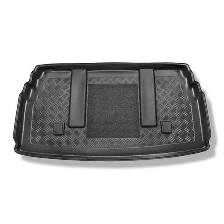 Tapis de coffre pour Ssangyong Rodius Monospace (2005-12.2011) - bac de coffre - protection de coffre voiture - Aristar - Standard - derrière troisième rangée de sièges