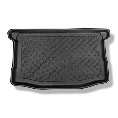 Tapis de coffre pour Suzuki Baleno II Hayon (05.2016-11.2019) - bac de coffre - protection de coffre voiture - Aristar - Guardliner - coffre supérieur (seuil de chargement plat)