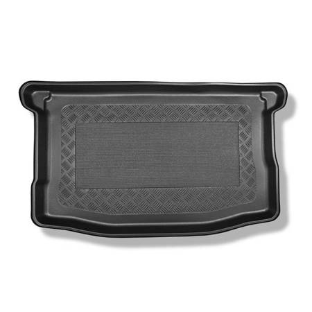 Tapis de coffre pour Suzuki Baleno II Hayon (05.2016-11.2019) - bac de coffre - protection de coffre voiture - Aristar - Standard - coffre supérieur (seuil de chargement plat)