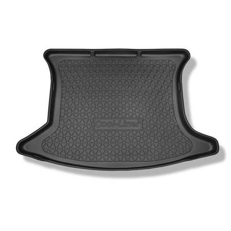 Tapis de coffre pour Toyota Verso Monospace (03.2009-07.2018) - bac de coffre - protection de coffre voiture - Aristar - Cool liner - 5/7 places; 3e rangée abaissée