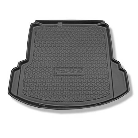 Tapis de coffre pour Volkswagen Jetta 1K Berline (08.2005-2011) - bac de coffre - protection de coffre voiture - Aristar - Cool liner - avec cavité gauche et droite