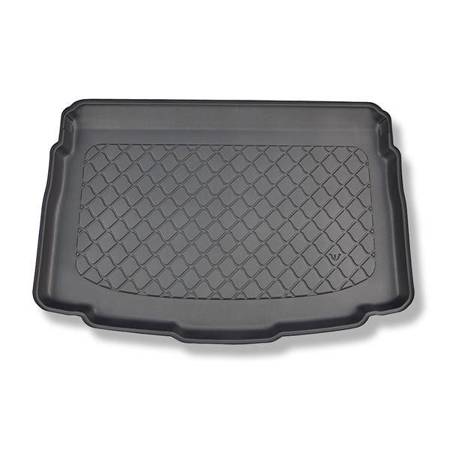 Tapis de coffre pour Volkswagen T-Roc SUV (12.2017-....) - bac de coffre - protection de coffre voiture - Aristar - Guardliner - coffre inférieur; plancher amovible en la position la plus basse