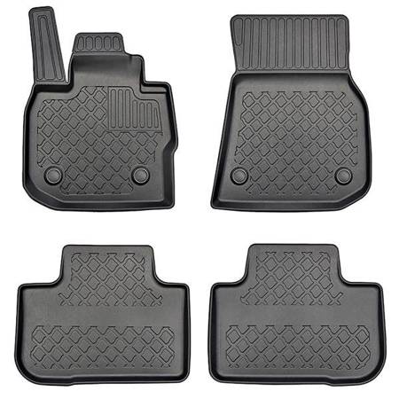 Tapis de sol en TPE pour BMW X3 G01 SAV (11.2017-....) - tapis de voiture - noir - Aristar - Guardliner - aussi pour la version hybride