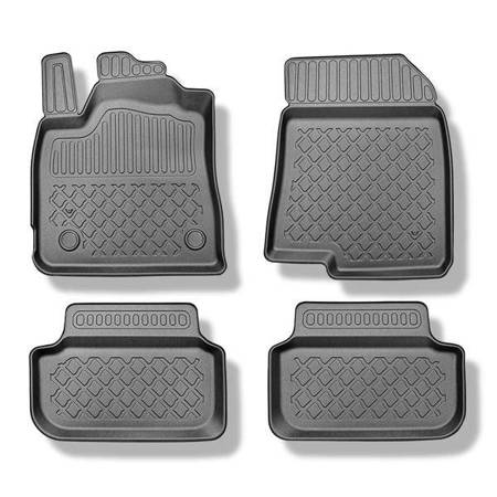 Tapis de sol en TPE pour Dacia Sandero III Stepway Crossover (01.2021-....) - tapis de voiture - noir - Aristar - Guardliner