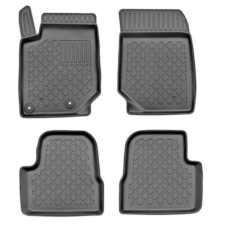 Tapis de sol en TPE pour Opel Mokka B SUV (02.2021-....) - tapis de voiture - noir - Aristar - Guardliner - pas pour la version électrique