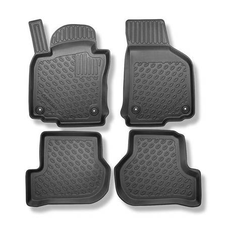 Tapis de sol en TPE pour Skoda Octavia II Break (2004-04.2013) - tapis de voiture - noir - Aristar - Cool liner