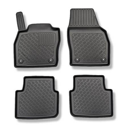 Tapis de sol en TPE pour Skoda Scala Hayon (04.2019-....) - tapis de voiture - noir - Aristar - Cool liner