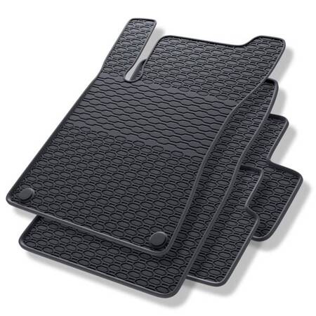 Tapis de sol en caoutchouc pour Mercedes-Benz Classe A W177 (2018-....) - tapis de voiture - noir - Geyer & Hosaja - 905/4C