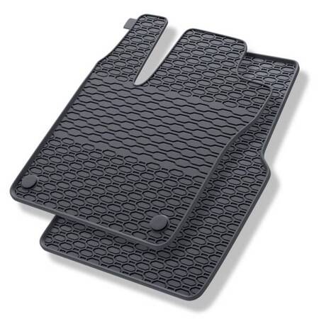 Tapis de sol en caoutchouc pour Renault Twingo III (2014-2018) - tapis de voiture - noir - Geyer & Hosaja - 908/2C