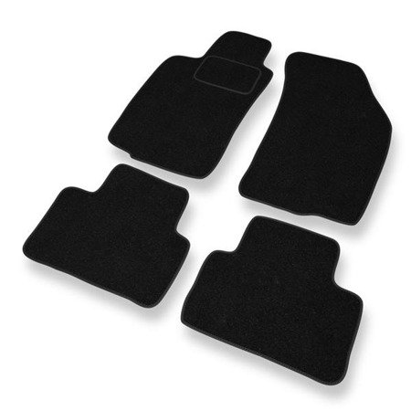 Tapis de sol feutre pour Alfa Romeo GT (2003-2010) - tapis de voiture - noir - DGS Autodywan