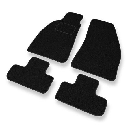 Tapis de sol feutre pour Alfa Romeo GTV (1995-2006) - tapis de voiture - noir - DGS Autodywan