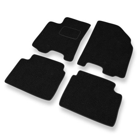 Tapis de sol feutre pour Chevrolet Lacetti (2003-2009) - tapis de voiture - noir - DGS Autodywan