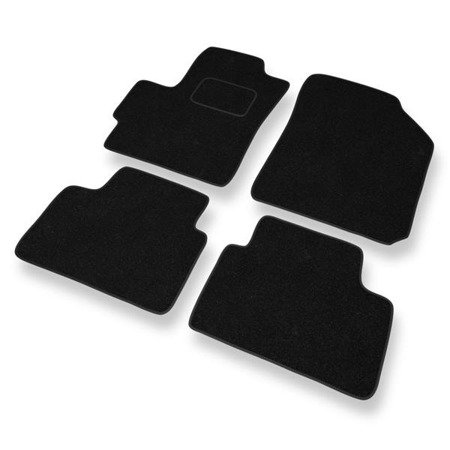 Tapis de sol feutre pour Chevrolet Spark I M200/M250 (2005-2009) - tapis de voiture - noir - DGS Autodywan