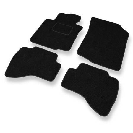 Tapis de sol feutre pour Citroen C1 I (2005-2014) - tapis de voiture - noir - DGS Autodywan