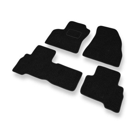 Tapis de sol feutre pour Citroen Nemo (2008-2015) - tapis de voiture - noir - DGS Autodywan