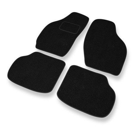 Tapis de sol feutre pour Daewoo Tico (1991-2001) - tapis de voiture - noir - DGS Autodywan