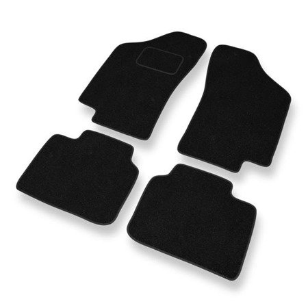 Tapis de sol feutre pour Fiat Tipo I (1988-1995) - tapis de voiture - noir - DGS Autodywan