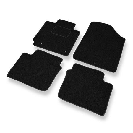 Tapis de sol feutre pour Hyundai Elantra V (2011-2015) - tapis de voiture - noir - DGS Autodywan