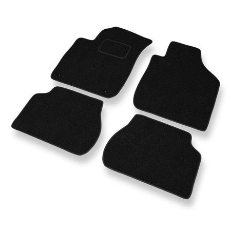 Tapis de sol feutre pour Kia Rio I (2000-2005) - tapis de voiture - noir - DGS Autodywan