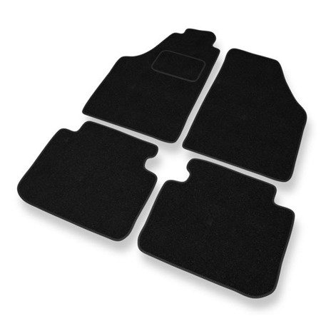 Tapis de sol feutre pour Lancia Musa (2004-2011) - tapis de voiture - noir - DGS Autodywan