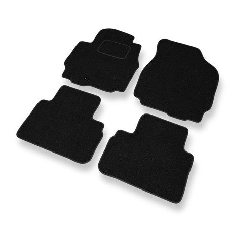 Tapis de sol feutre pour Mazda Tribute II (2003-2007) - tapis de voiture - noir - DGS Autodywan