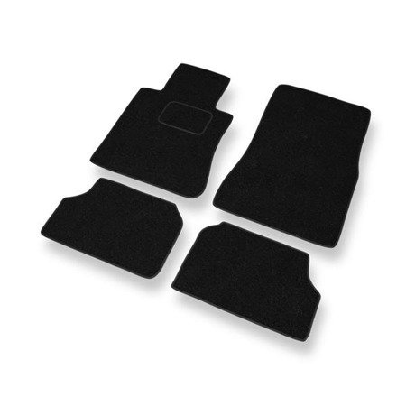 Tapis de sol feutre pour Mercedes-Benz CL W140 (version courte) (1992-2000) - tapis de voiture - noir - DGS Autodywan