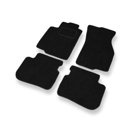 Tapis de sol feutre pour Mitsubishi Colt V (1996-2004) - tapis de voiture - noir - DGS Autodywan