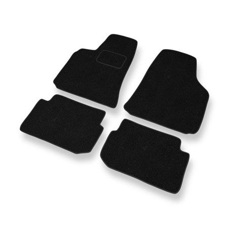 Tapis de sol feutre pour Mitsubishi Eclipse III (1999-2005) - tapis de voiture - noir - DGS Autodywan