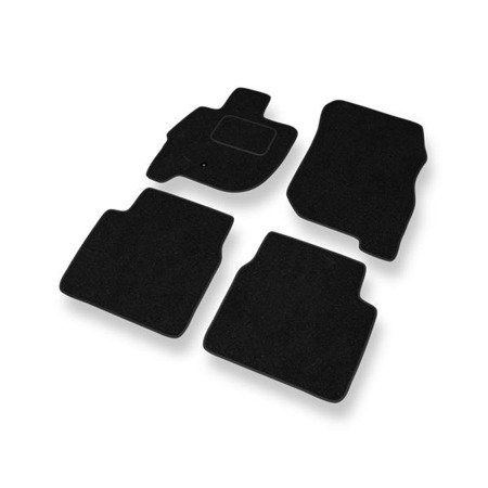 Tapis de sol feutre pour Mitsubishi Galant IX (2006-2012) - tapis de voiture - noir - DGS Autodywan