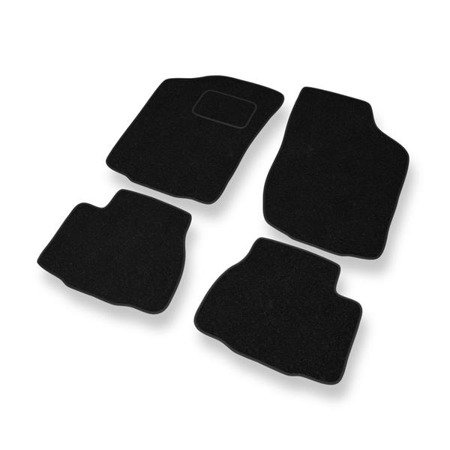 Tapis de sol feutre pour Nissan Micra II (1992-2003) - tapis de voiture - noir - DGS Autodywan