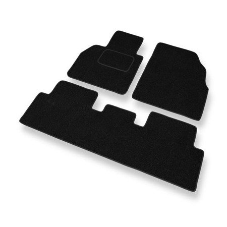 Tapis de sol feutre pour Renault Scenic II (2003-2009) - tapis de voiture - noir - DGS Autodywan