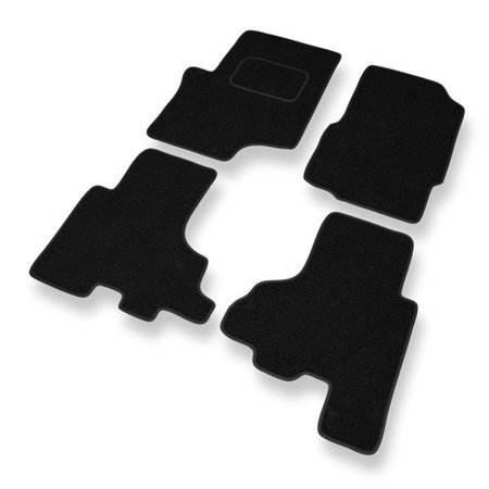 Tapis de sol feutre pour Saab 9-7X I (2005-2009) - tapis de voiture - noir - DGS Autodywan