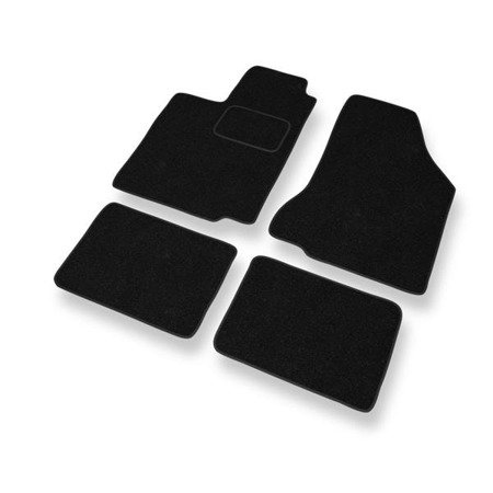 Tapis de sol feutre pour Seat Cordoba I 6K (1993-2002) - tapis de voiture - noir - DGS Autodywan