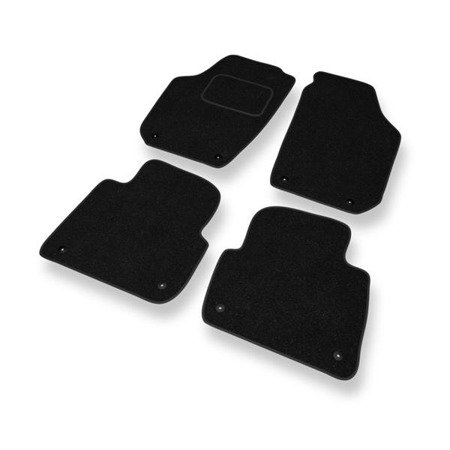 Tapis de sol feutre pour Skoda Praktik I (2007-2015) - tapis de voiture - noir - DGS Autodywan