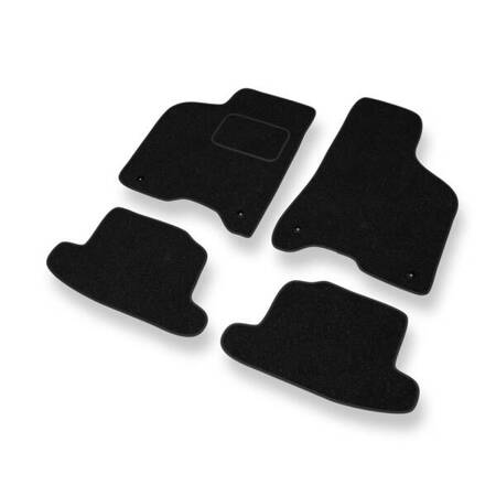 Tapis de sol feutre pour Volkswagen Lupo I (1998-2005) - tapis de voiture - noir - DGS Autodywan