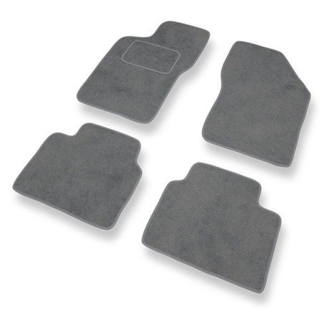 Tapis de sol velours pour Alfa Romeo 155 (1992-1998) - Premium tapis de voiture - gris - DGS Autodywan