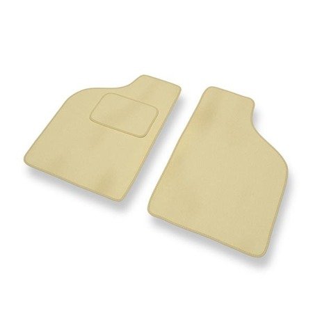 Tapis de sol velours pour Alfa Romeo 33 II (1990-1995) - Premium tapis de voiture - beige - DGS Autodywan