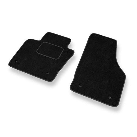 Tapis de sol velours pour Audi Q3 I 8U (2011-2018) - Premium tapis de voiture - noir - DGS Autodywan