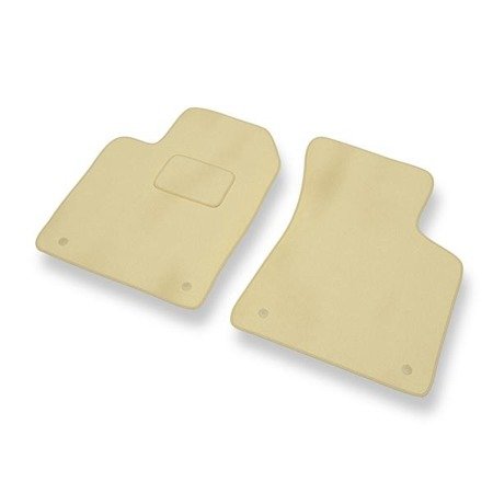 Tapis de sol velours pour Audi TT I 8N (1998-2006) - Premium tapis de voiture - beige - DGS Autodywan