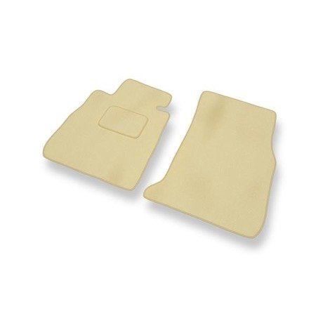 Tapis de sol velours pour BMW 4 F32, F36 (2014-2021) - Premium tapis de voiture - beige - DGS Autodywan