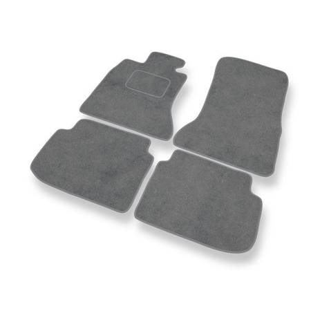 Tapis de sol velours pour BMW 5 F07 (2008-2017) - Premium tapis de voiture - gris - DGS Autodywan