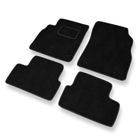 Tapis de sol velours pour Chevrolet Cruze (2008-2016) - Premium tapis de voiture - noir - DGS Autodywan