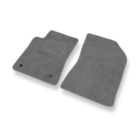 Tapis de sol velours pour Citroen C3 III (2016-....) - Premium tapis de voiture - gris - DGS Autodywan