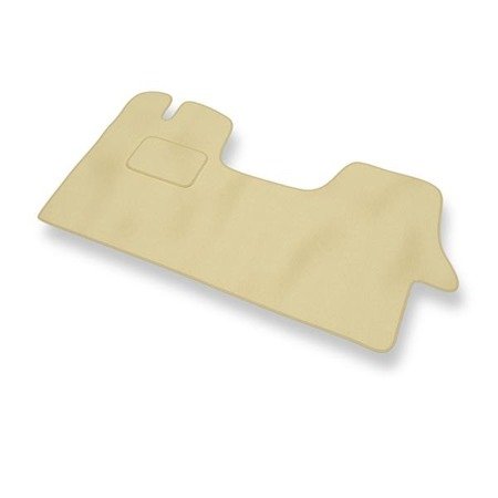 Tapis de sol velours pour Fiat Ducato III, IV (2006-....) - Premium tapis de voiture - beige - DGS Autodywan