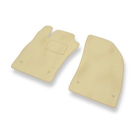 Tapis de sol velours pour Fiat Tipo II (2015-....) - Premium tapis de voiture - beige - DGS Autodywan