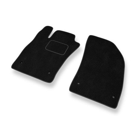 Tapis de sol velours pour Fiat Tipo II (2015-....) - Premium tapis de voiture - noir - DGS Autodywan