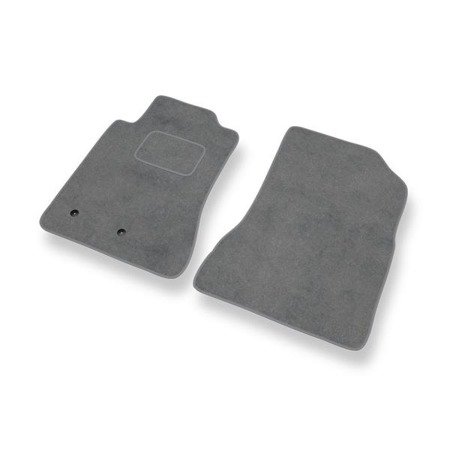 Tapis de sol velours pour Ford Mustang VI (2014-....) - Premium tapis de voiture - gris - DGS Autodywan