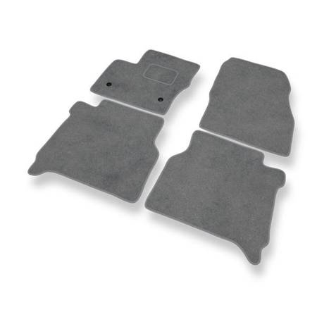 Tapis de sol velours pour Ford Transit Connect (5-places) (2014-....) - Premium tapis de voiture - gris - DGS Autodywan